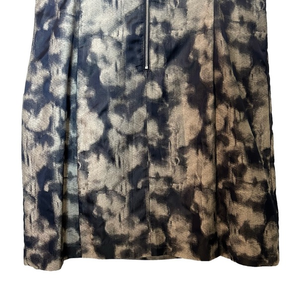 Michael Michael Kors Skyline Blue & White Fully Lined Capped Sleeve Dress Sz.10 - Picture 6 of 16